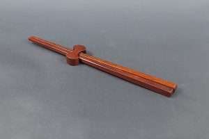 Cocobolo Rosewood Chopsticks inside rest