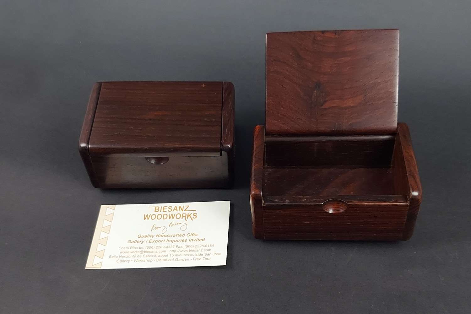 Mini Cocobolo Rosewood Pegged Box – Biesanz Woodworks