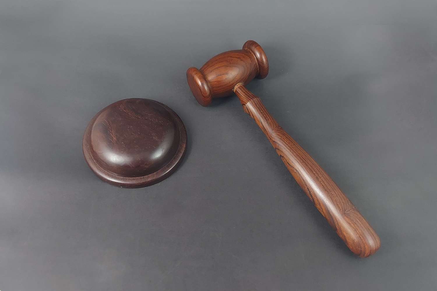 Judge's gavel and sound block – Ceremonial mallet – Biesanz Woodworks