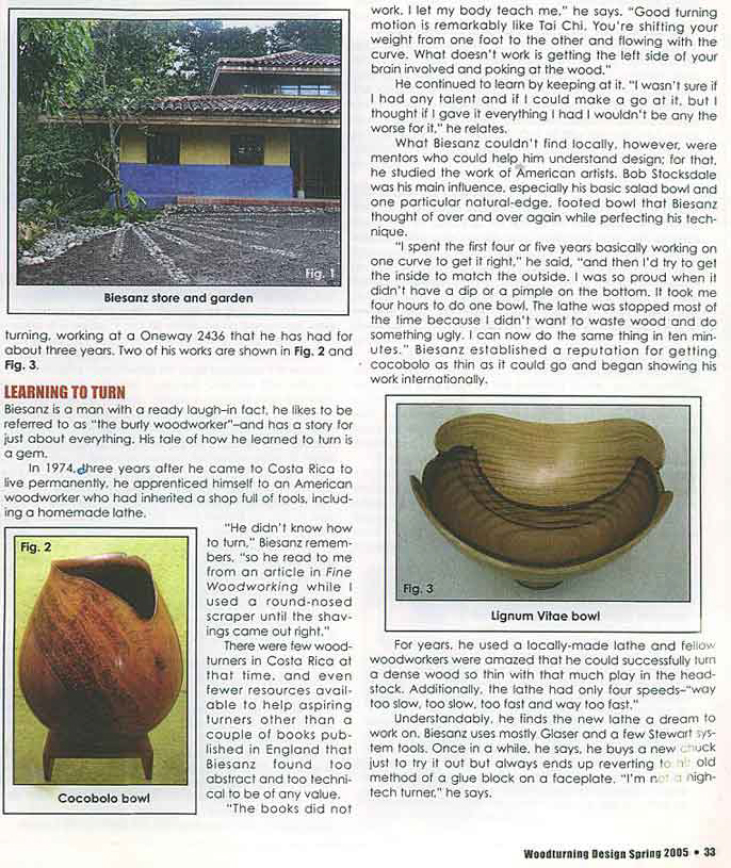 Wood Turning Design 2005