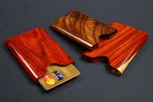 Cocobolo Rosewood Credit card holder