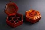 Rosewood Cocobolo Hexagonal Jewelry box